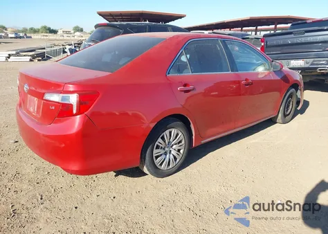 2012 Toyota Camry Le z USA, uszkodzony, nr VIN 4T4BF1FK3CR200200